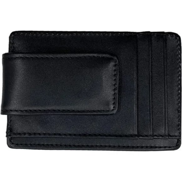 NEW MONEY Clip RFID Front Pocket WalletBlack